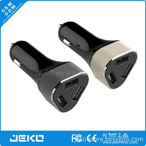 New design three USB Special QC 3.0 Car fast Charger For smart phones